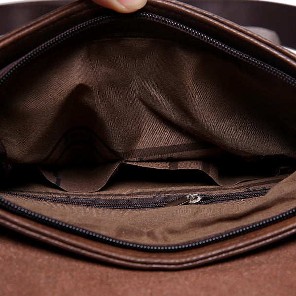 Leather Messenger Bag