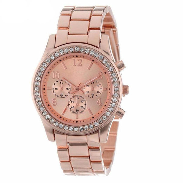 Rose Gold Analog Watch