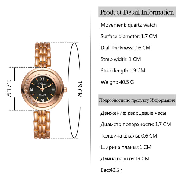 Crystal Bracelet Watch