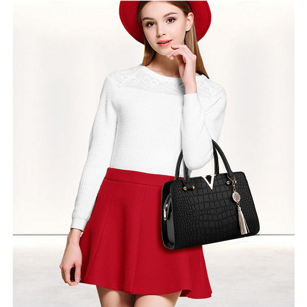 Crocodile Pattern Handbags